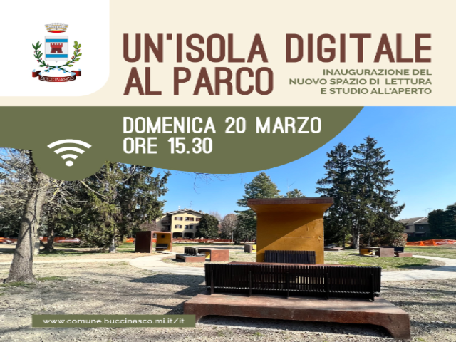 Buccinasco, Un’isola digitale al parco!