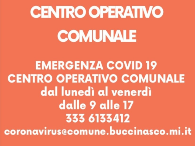 Buccinasco, Centro operativo comunale in Municipio