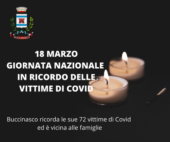 Buccinasco, Giornata nazionale in ricordo delle vittime di Covid