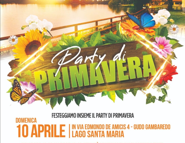 Buccinasco, Party di primavera al lago Santa Maria domenica 10 aprile